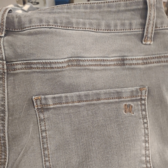 NWOT Grace&Lace Olive Gray Button Fly Jeans Size 12 - Picture 10 of 13